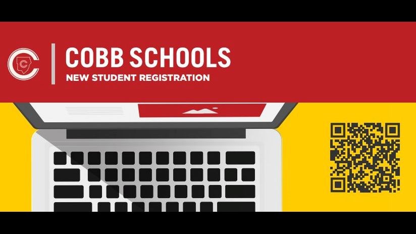 Cobb County New Student Registration QR code